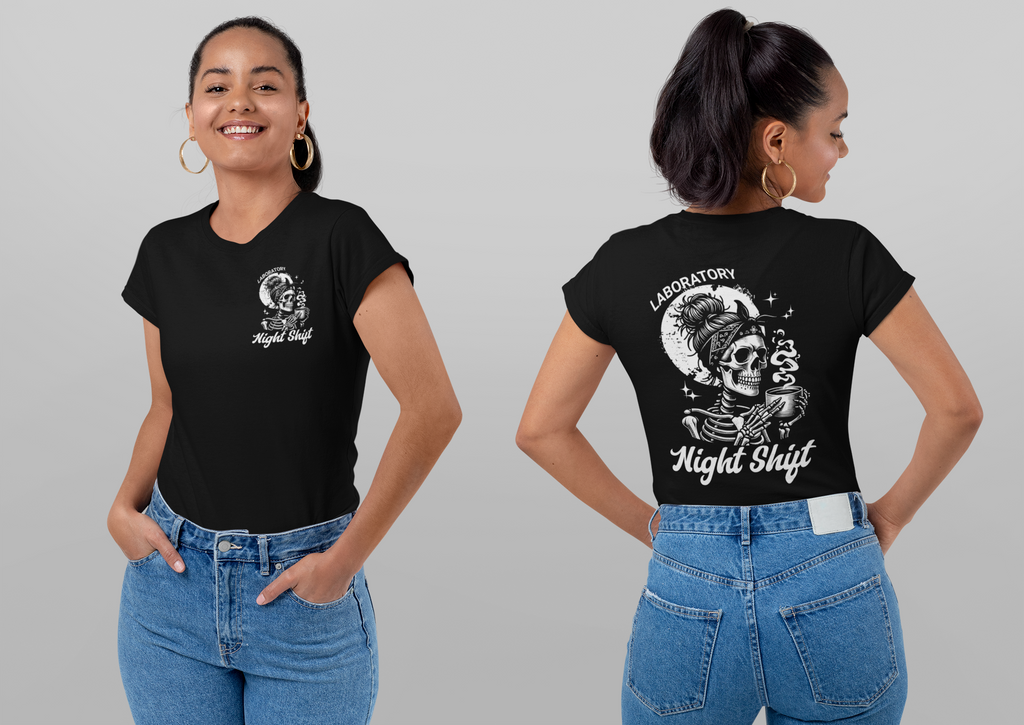Night Shift T-Shirt – Medical Laboratory Science Appreciation Tee | Lab Life Society