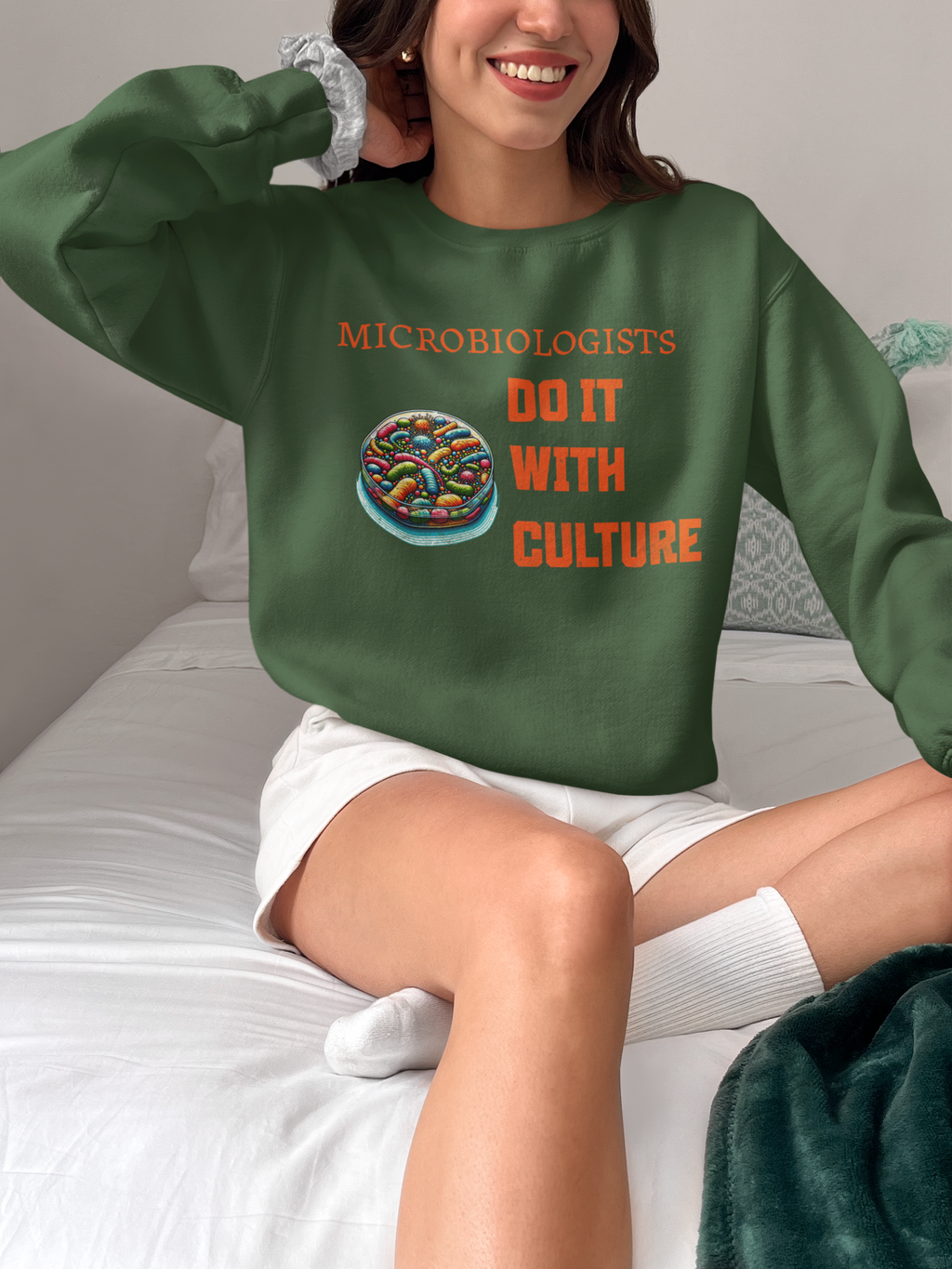 Microbiologists Do It With Culture Hoodie – Funny Science Pullover for Lab Nerds