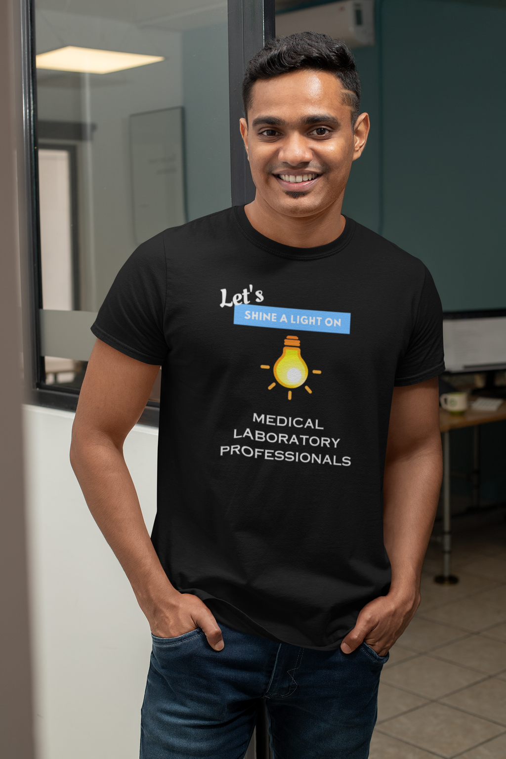 Let’s Shine a Light on Medical Laboratory Professionals T-Shirt | Lab Life Society