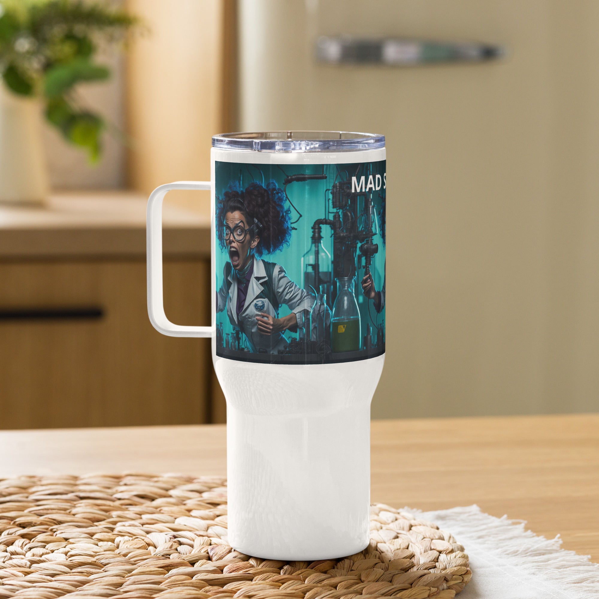 Mad Scientist 25oz Tumbler with Handle – Lab Life Society Exclusive