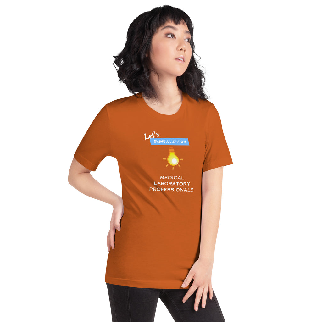 Let’s Shine a Light on Medical Laboratory Professionals T-Shirt | Lab Life Society